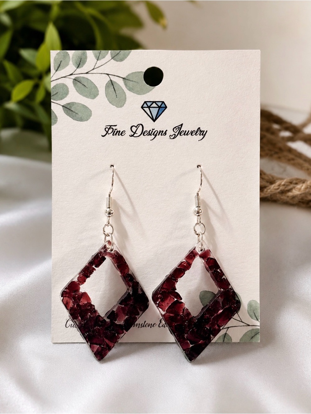 Garnet Earrings